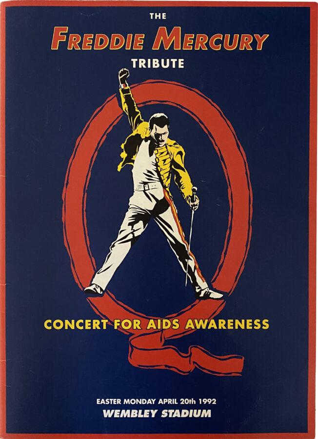 THE FREDDIE MERCURY TRIBUTE CONCERT FOR AIDS AWARENESS - Brochure QM Productions Ltd. 1992 - U.K. Collezione Fabrizio Modina